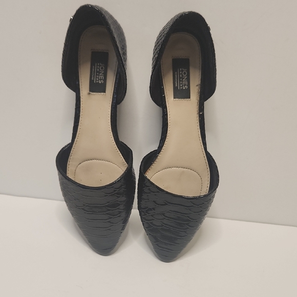 Jones New York Signature Woman's Black Seneca Pointed Ballet Flat Shoe Size 6.5 - Picture 1 of 12